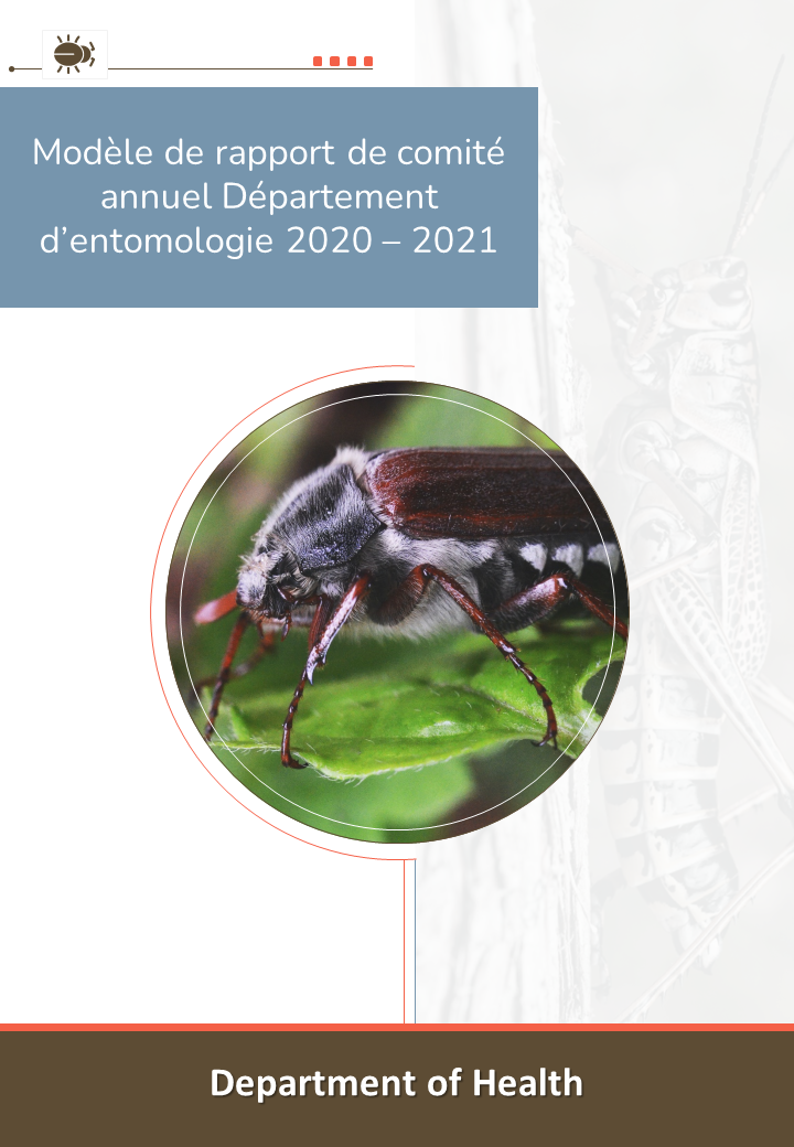 Modèle de rapport de comité annuel Département d’entomologie 2020 – 2021 
