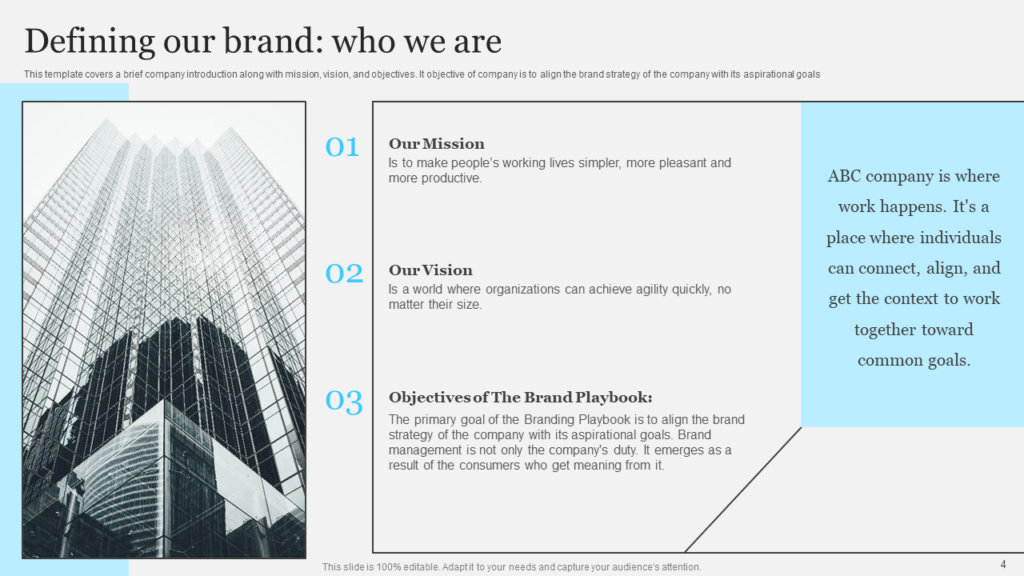 Define Your Brand PPT Template