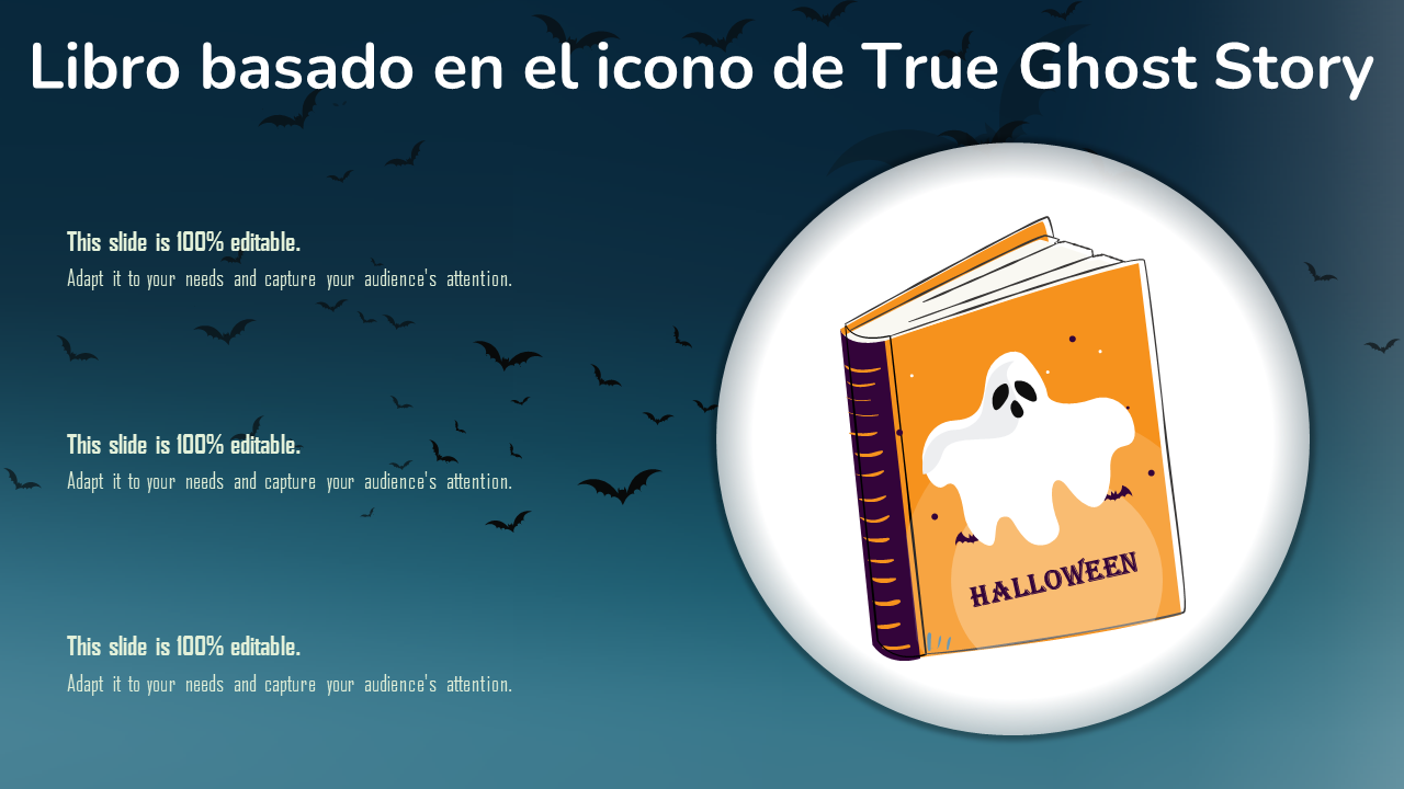 Libro basado en el icono de True Ghost Story