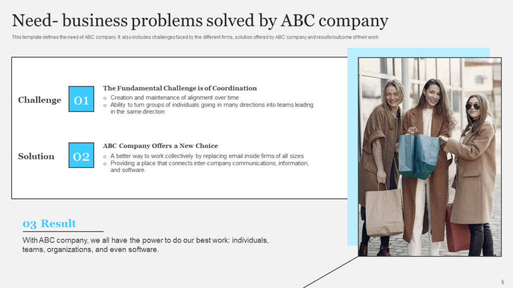 Problem Solution PowerPoint Slide