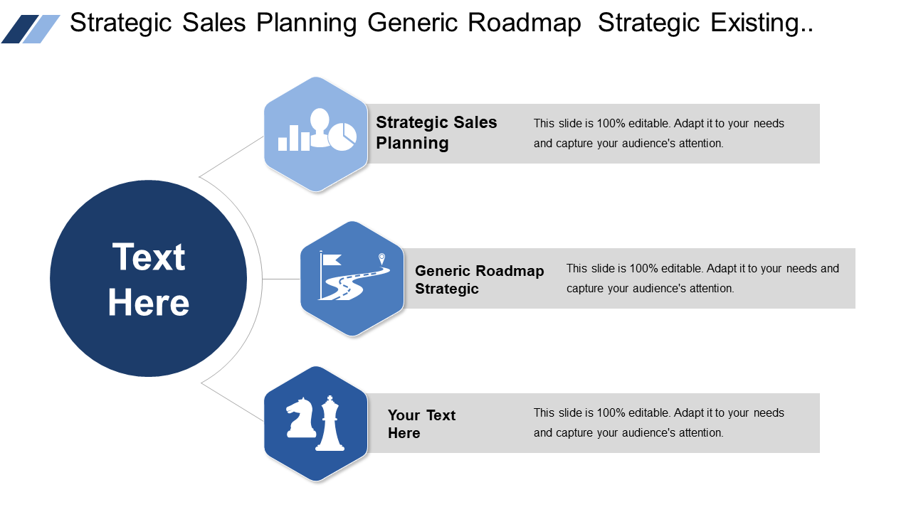 Strategic Sales Planning Generic Roadmap Strategic Existing..
