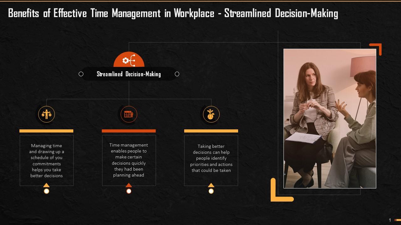 Time Management Benefits of Streamlined Decision-making PPT