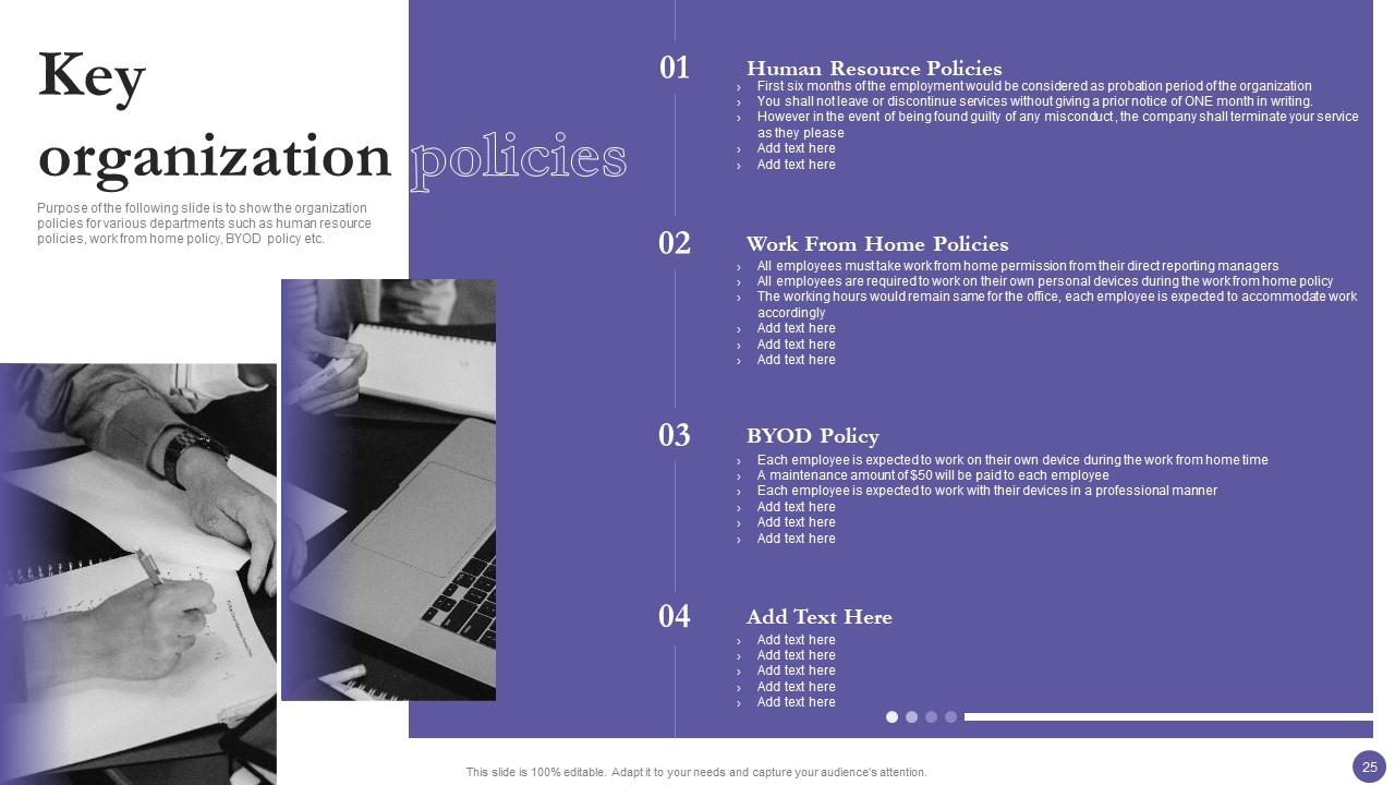 Key Organization Policies