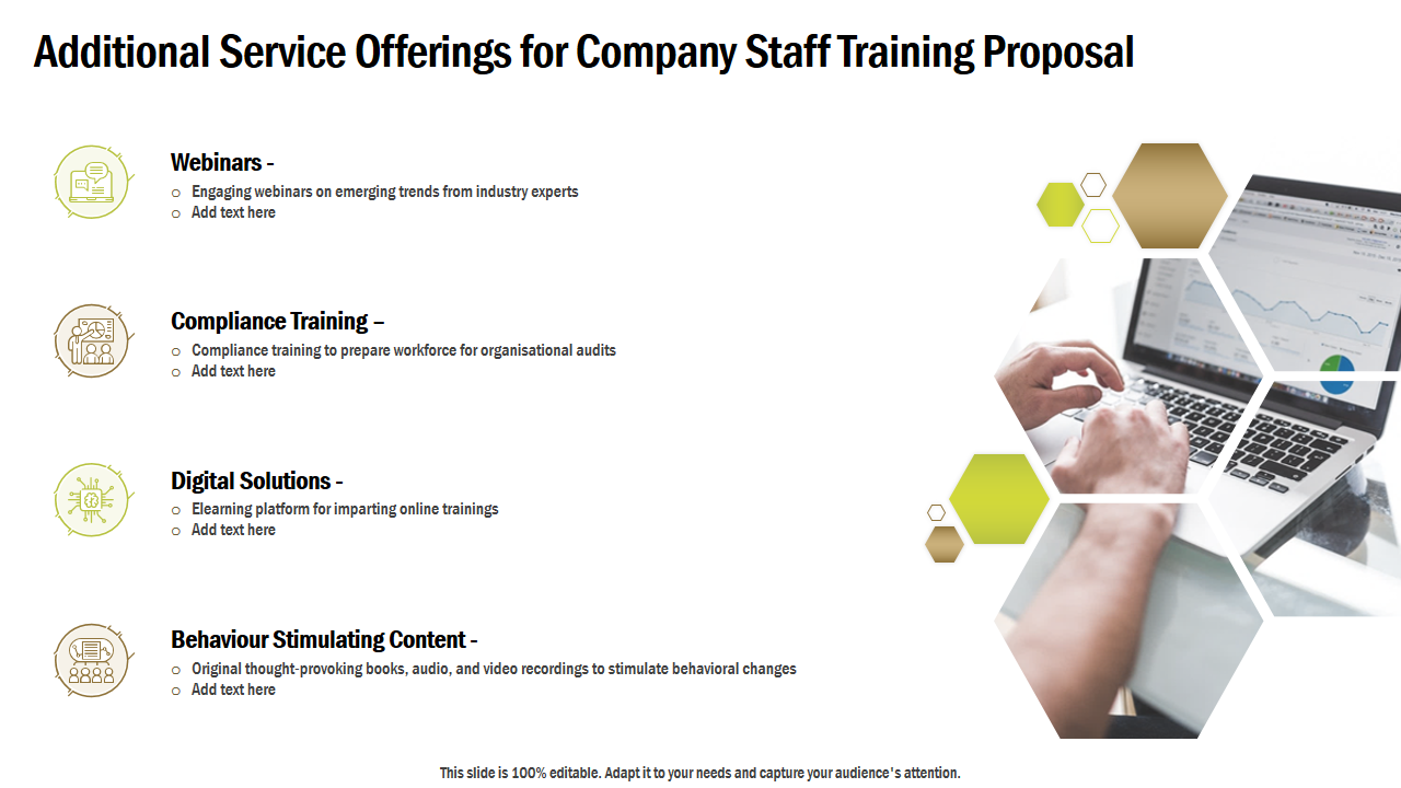 Additional Service Offerings for Company Staff Training Proposal 