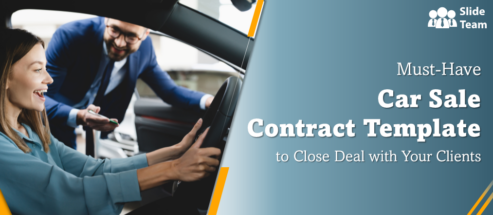 Must Have Car Sale Contract Template to Close Deal with Your Clients