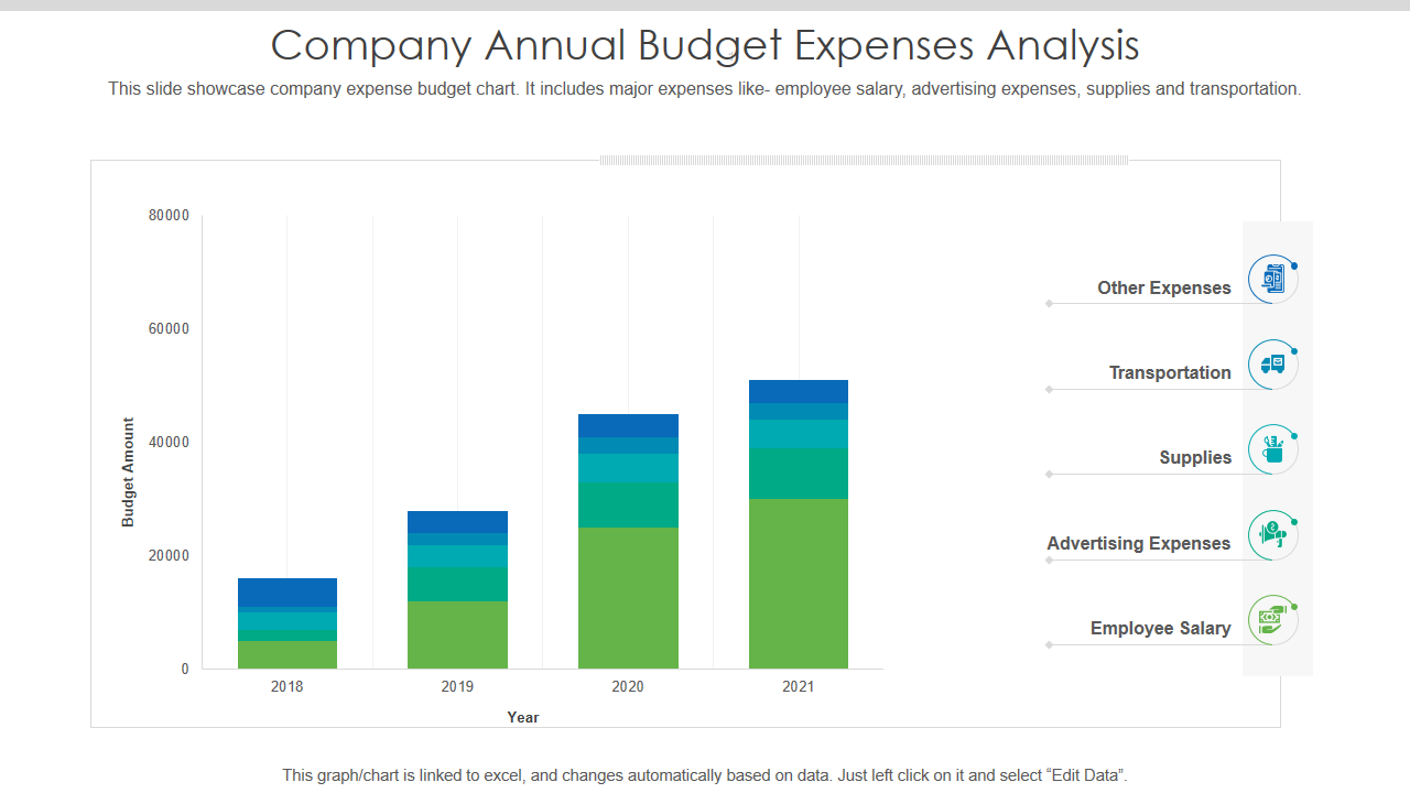 Company Annual Budget Expenses Analysis 