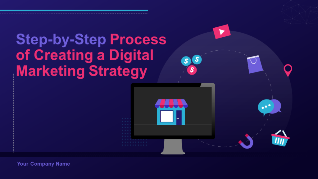 Digital Marketing Process Plan PPT Template