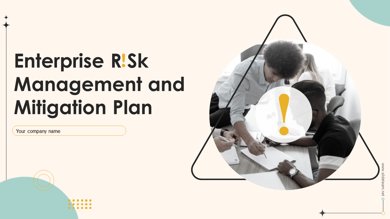 Enterprise Risk Management And Mitigation Plan PPT Deck