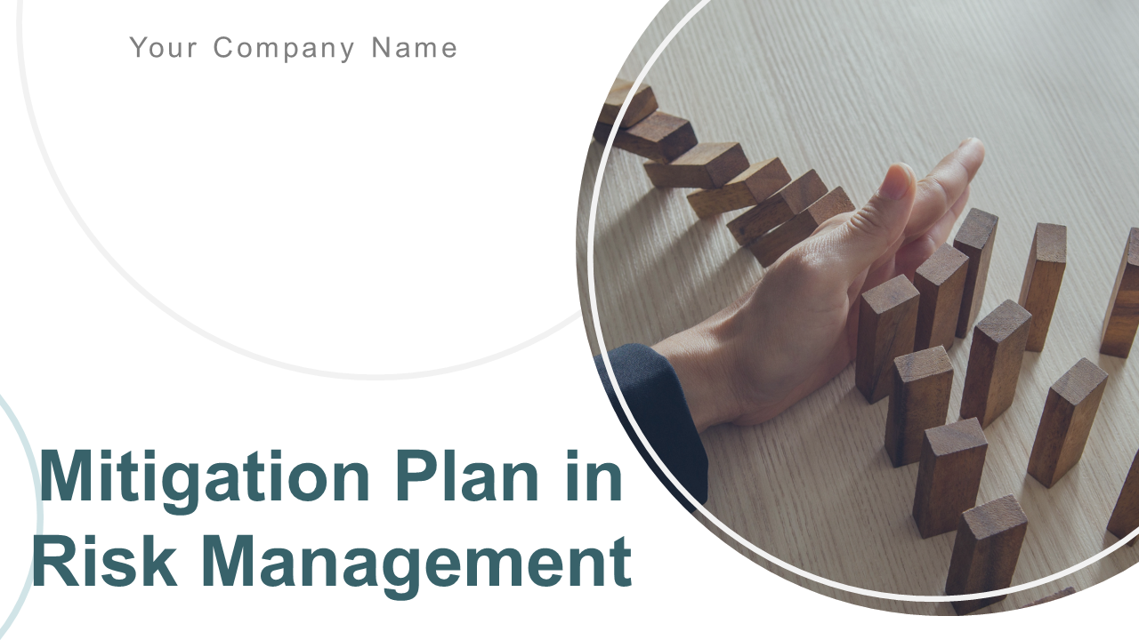 Mitigation Plan In Risk Management Presentation Deck
