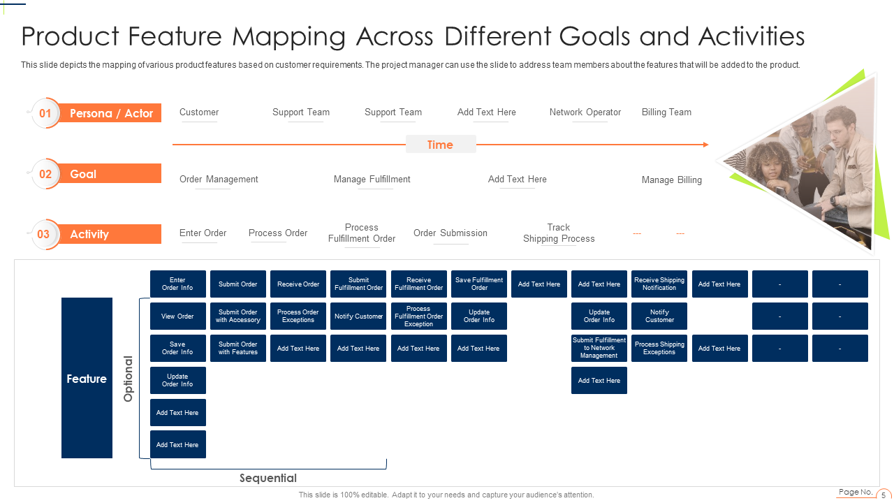 Product Feature Mapping Presentation Template