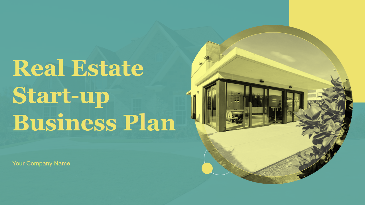 Real Estate Start-up Business Plan 