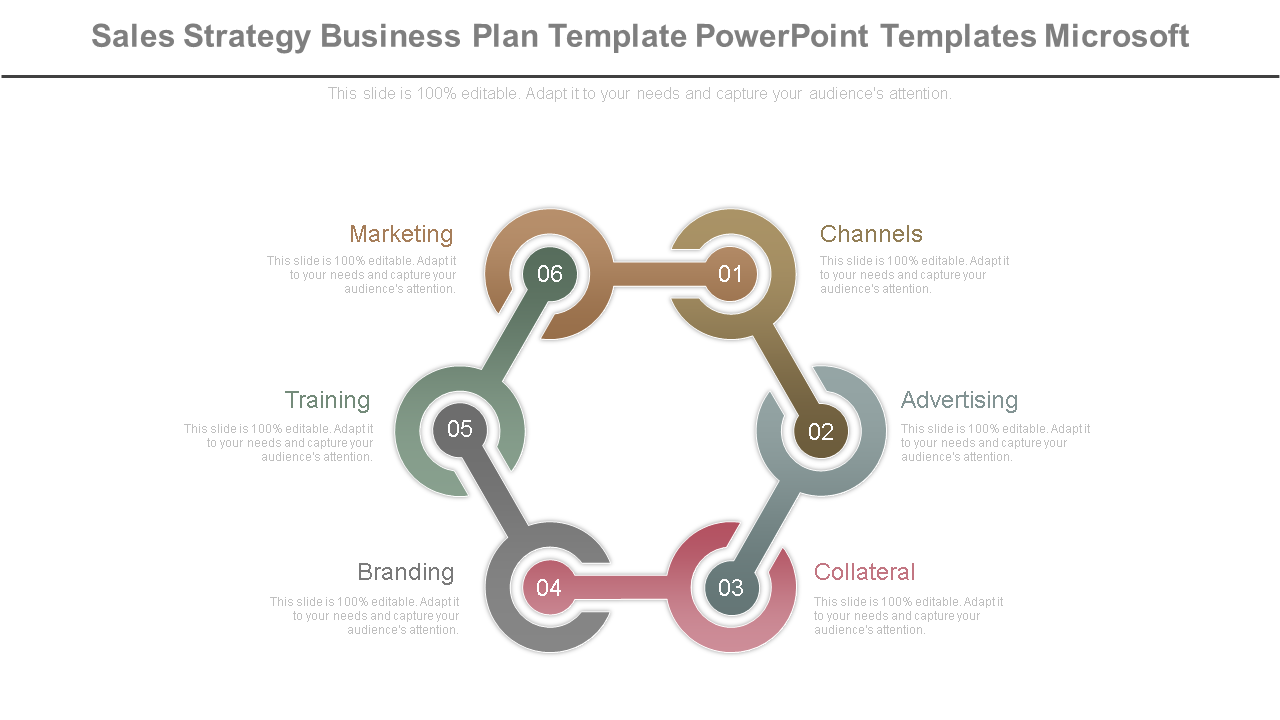Sales Strategy Business Plan Template PowerPoint Templates Microsoft 