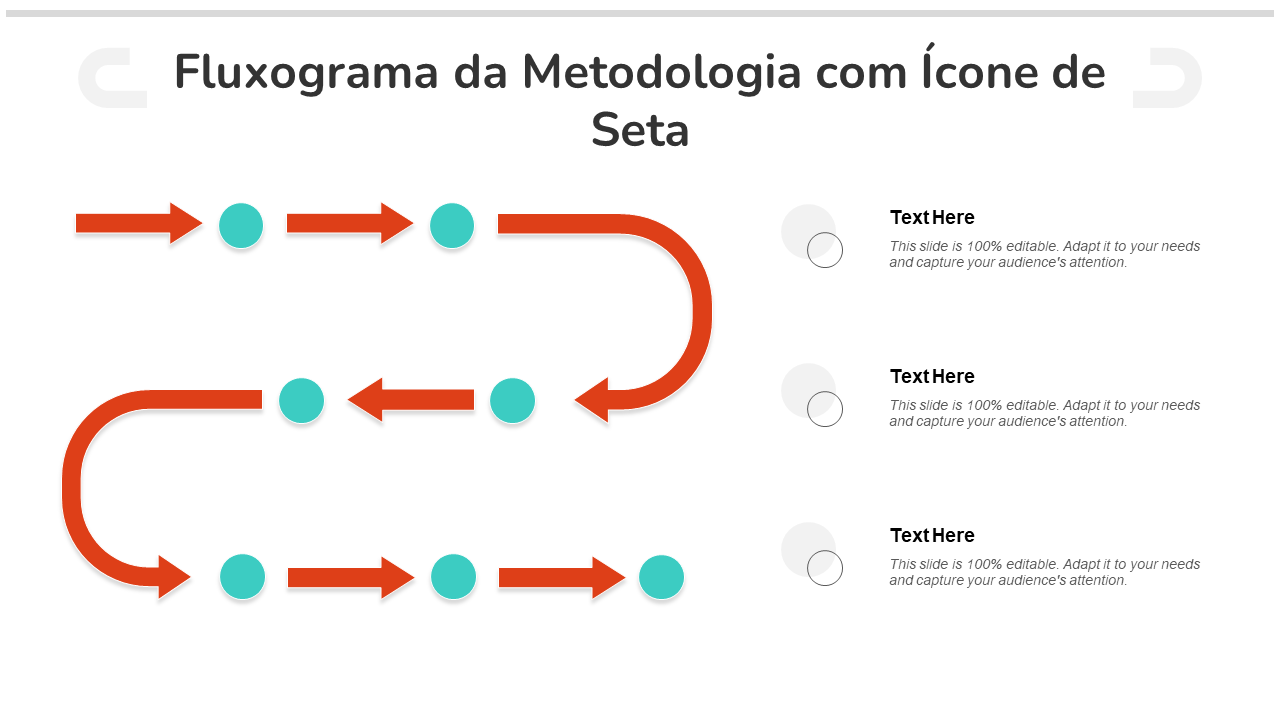 Fluxograma da Metodologia com Ícone de Seta Fluxograma da Metodologia com Ícone de Seta