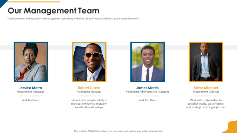 Procurement company profile powerpoint presentation slides Procurement company profile powerpoint presentation slides