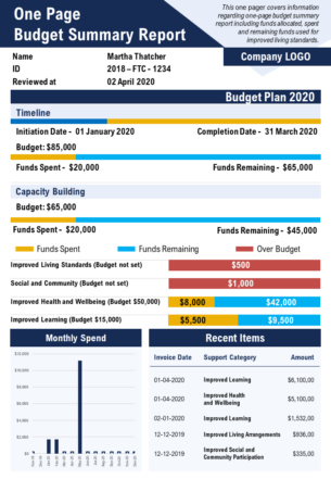 Budget Summaries