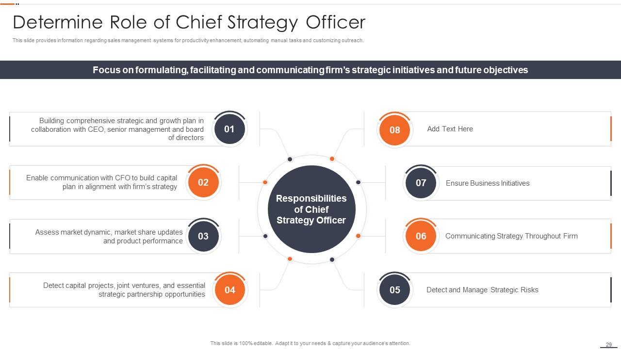 Role of Chief Strategy Officer