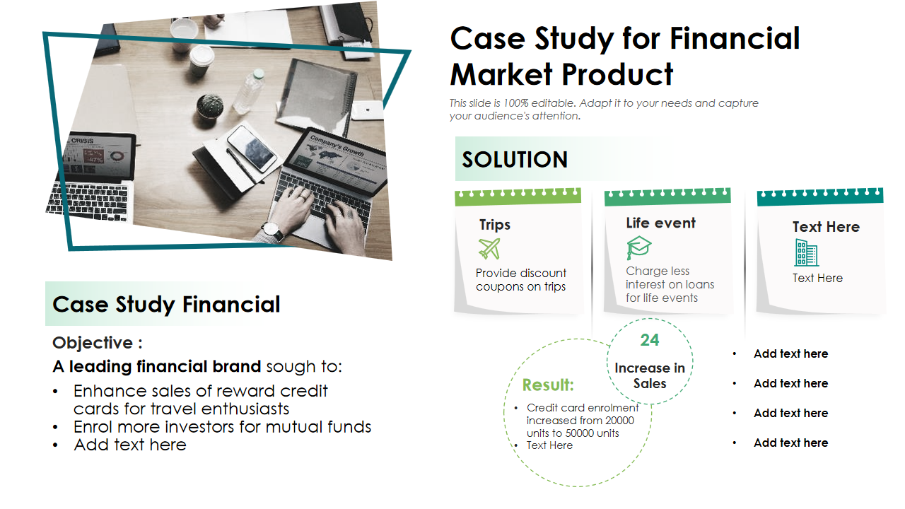 Case Study for Financial Market Product 