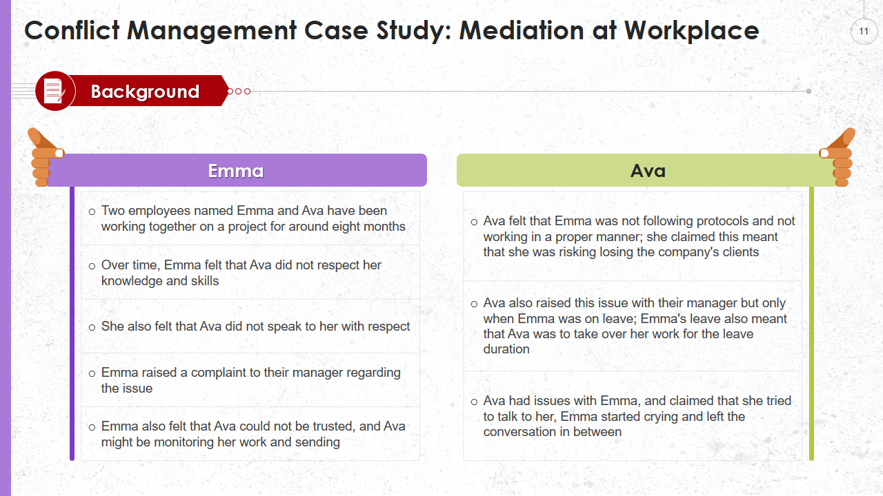 Conflict Management Case Study Mediation at Workplace 