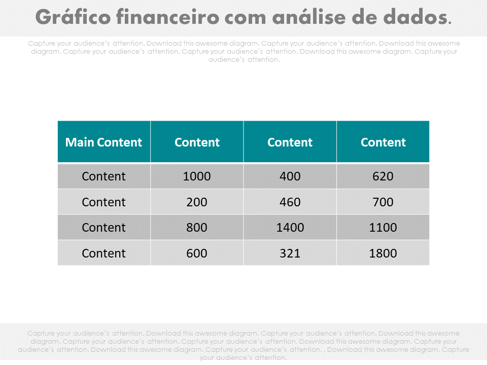 Gr&aacute;fico financeiro com an&aacute;lise de dados. 