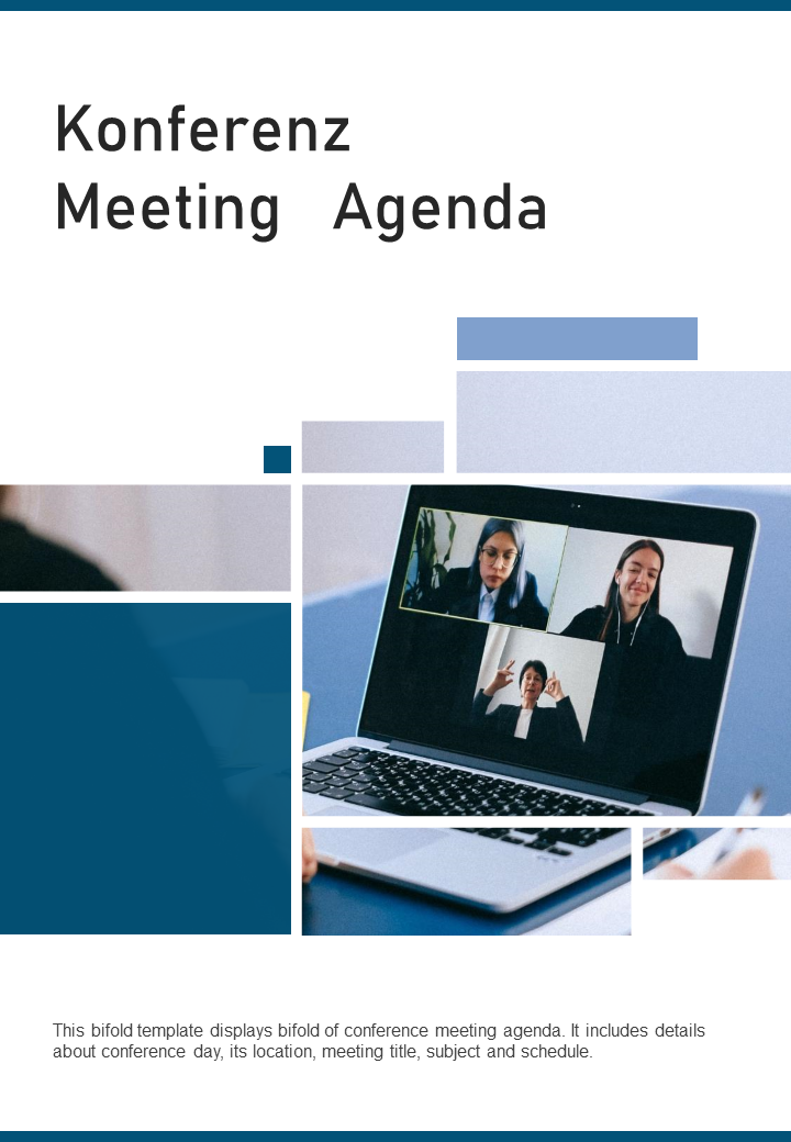 Konferenz Meeting Agenda