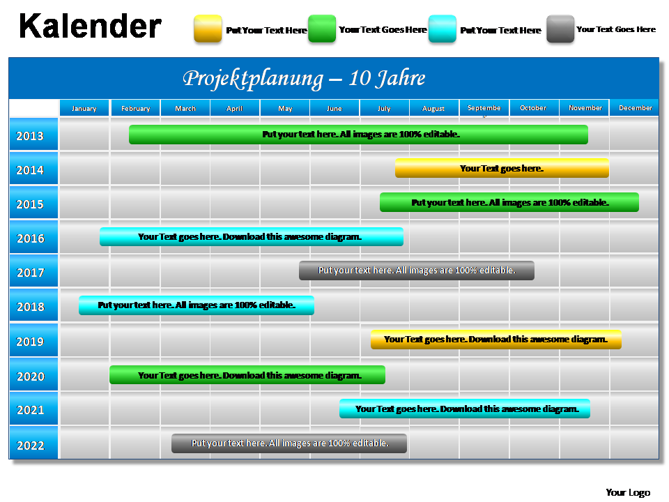 Projektplanung – 10 Jahre Projektplanung – 10 Jahre