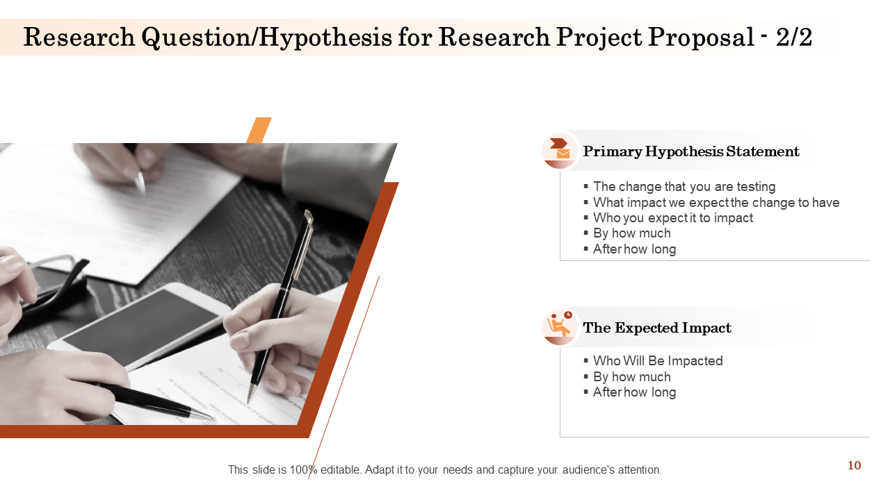 Research Questions And Hypothesis Presentation Templates Slide 2