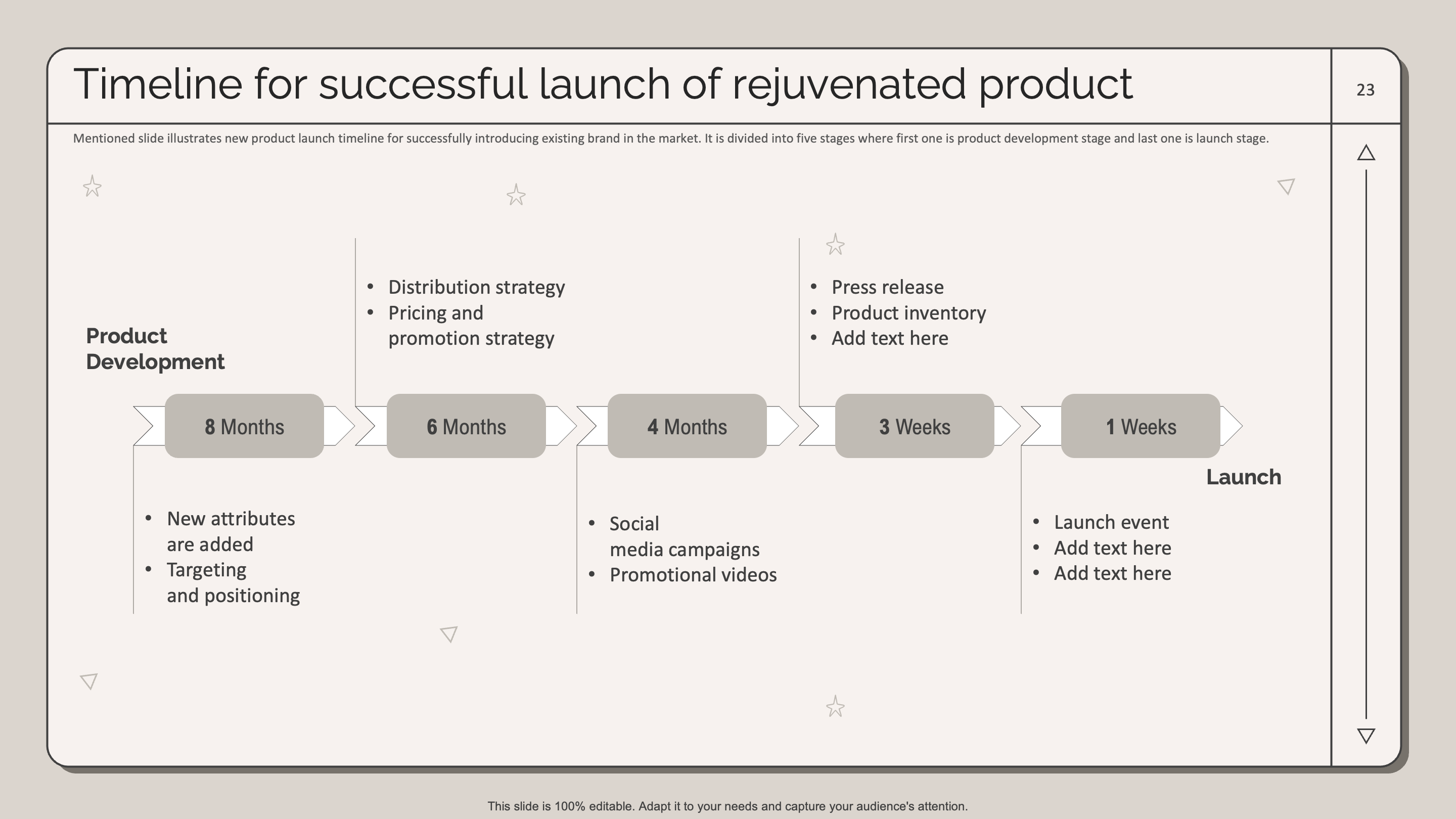 Timeline for Successful Launch 