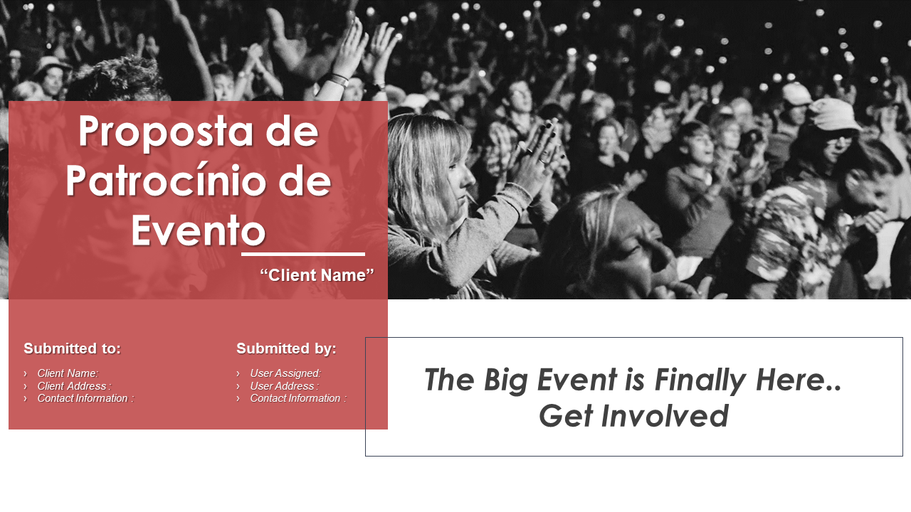 Proposta de Patroc&iacute;nio do Evento