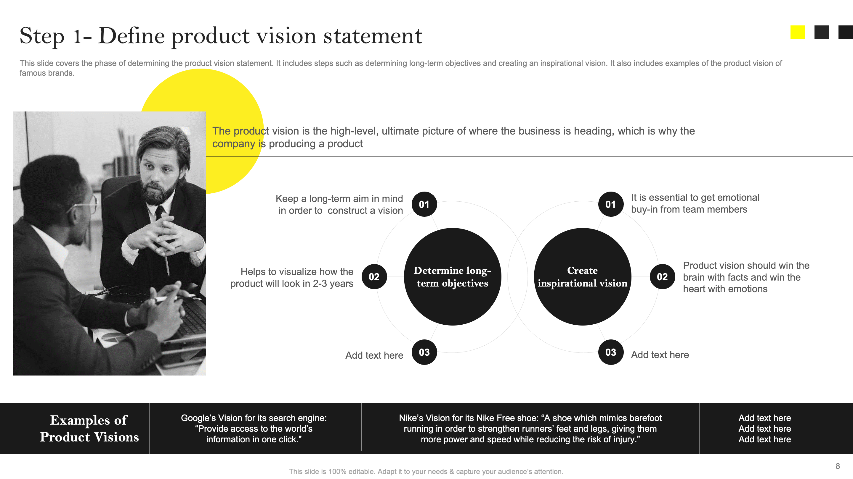 Defining Product Vision Statement