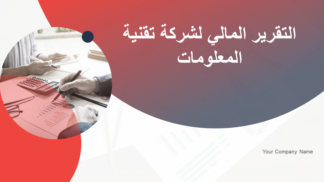 التقرير المالي لشركة تقنية المعلومات التقرير المالي لشركة تقنية المعلومات