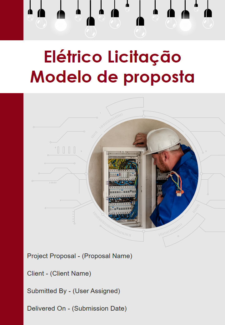 Elétrico Licitação Modelo de proposta Elétrico Licitação Modelo de proposta