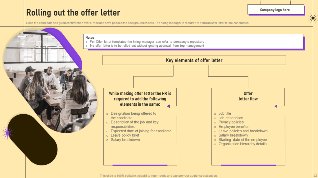 Rolling Out the Offer Letter Template