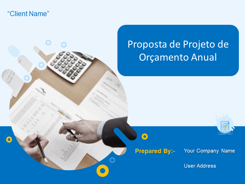 Apresenta&ccedil;&atilde;o da Proposta de Projeto de Or&ccedil;amento Anual