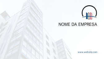 Modelo de Projeto de Cart&atilde;o de Visita do Empreiteiro de Constru&ccedil;&atilde;o