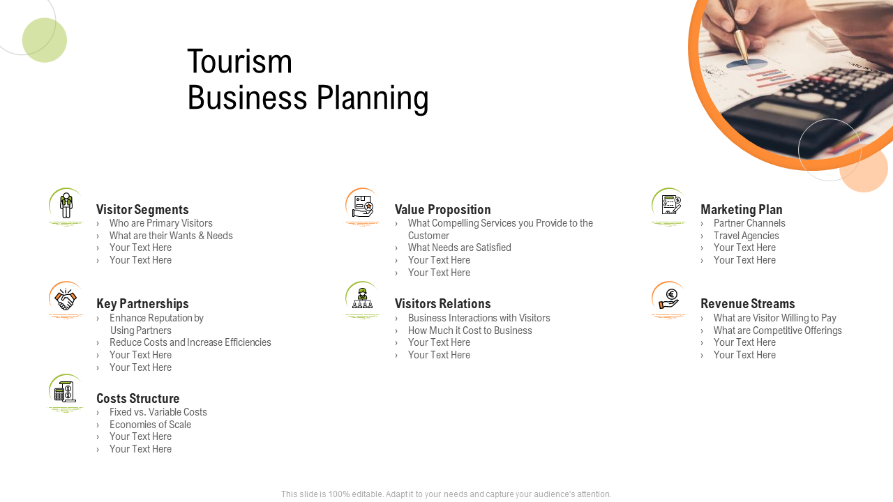 Tourism Business Planning and Strategy Presentation Template