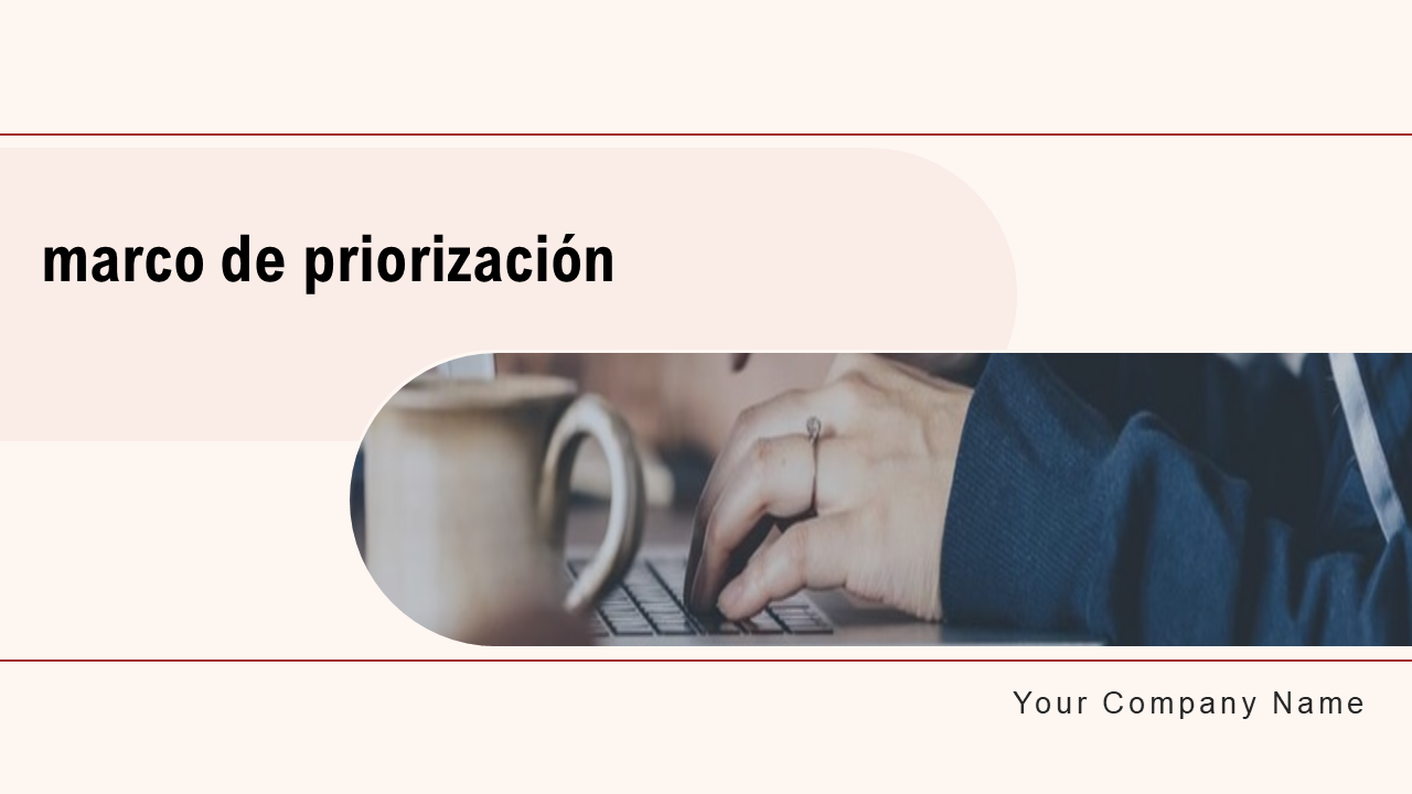 marco de priorización marco de priorización