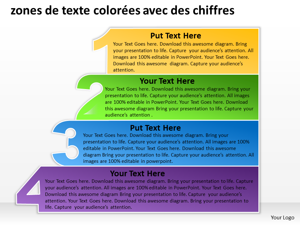 zones de texte colorées avec des chiffres zones de texte colorées avec des chiffres