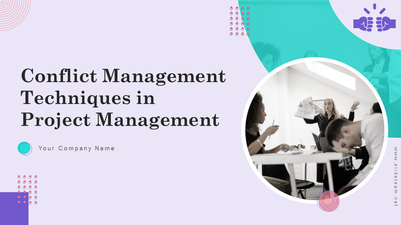 Conflict Management Techniques In Project Management PPT Deck
