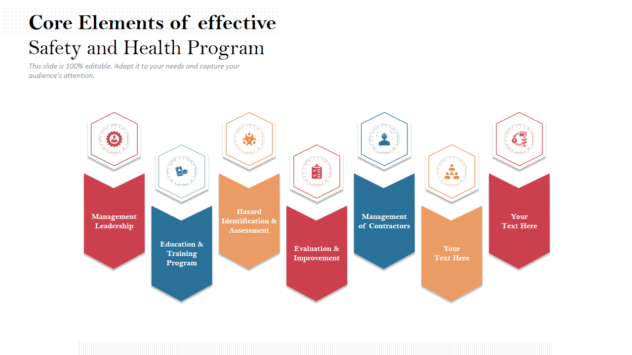 Core Elements of effective Safety and Health Program