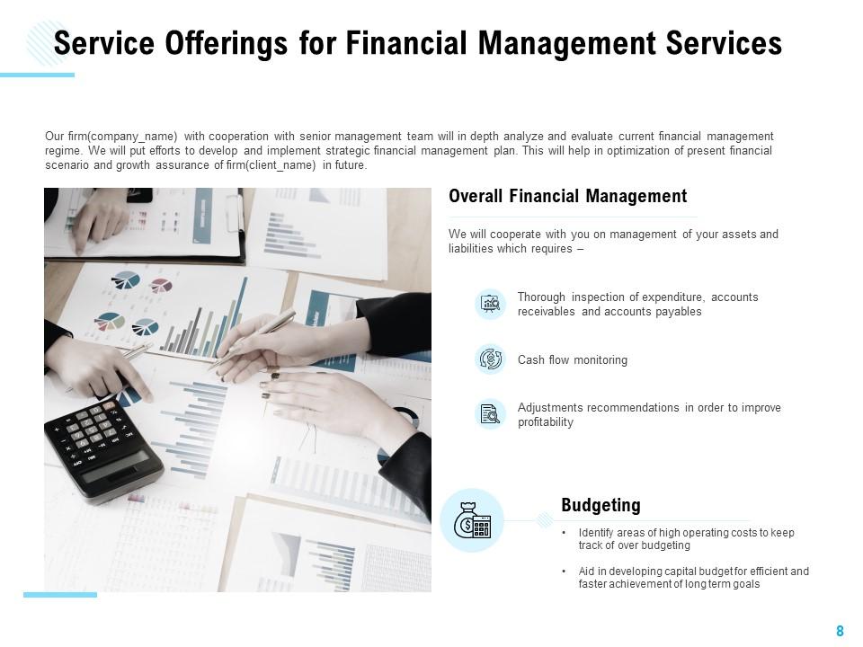 Service Offerings for Financial Management Services