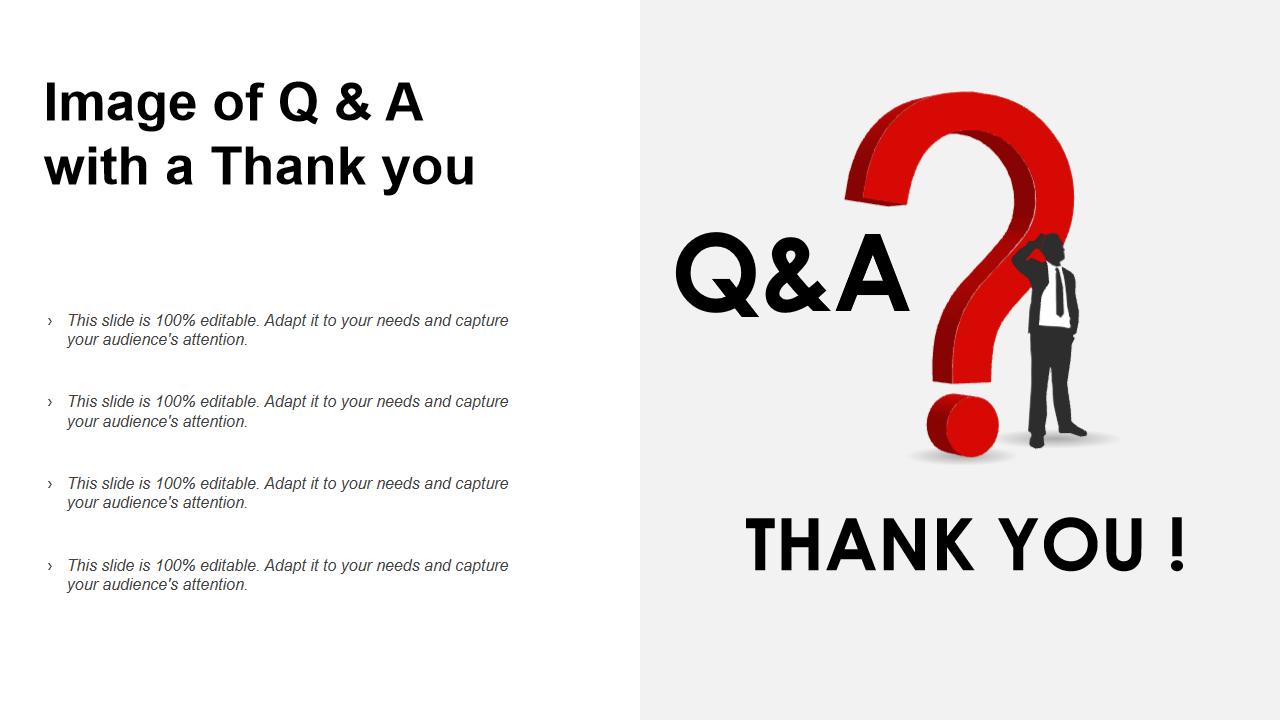 Image of Q & A with a Thank you