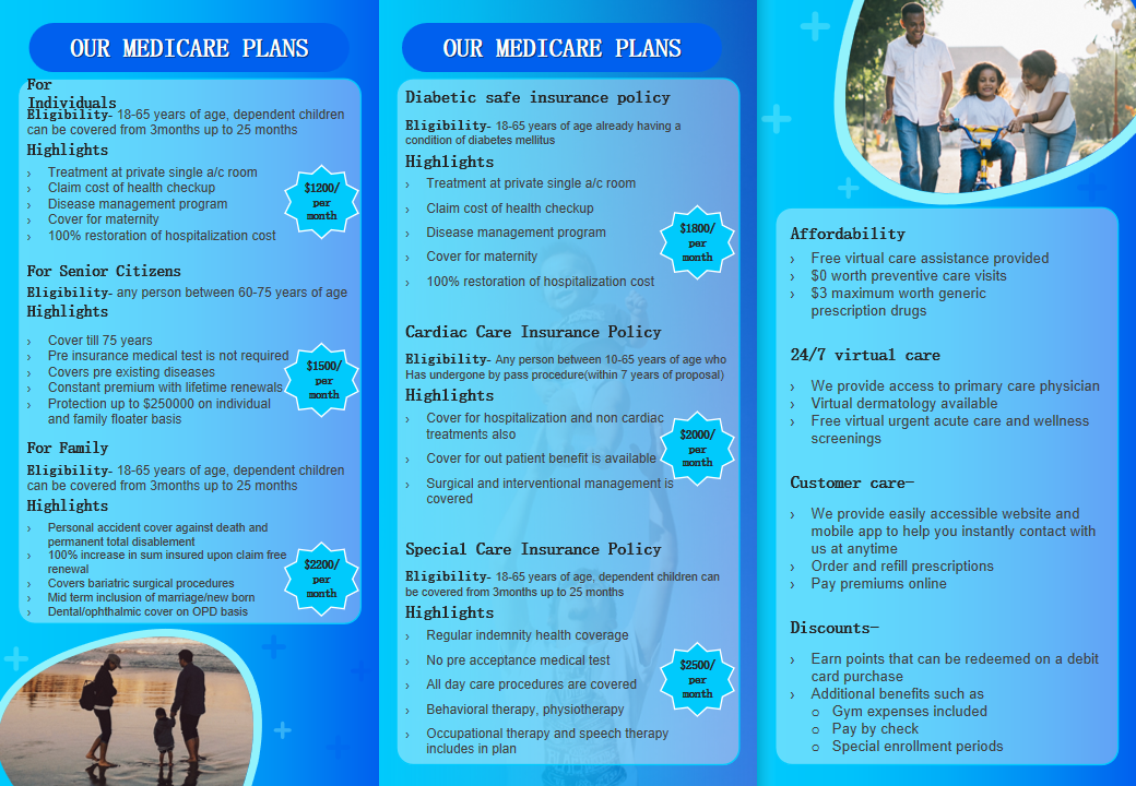 Medical Health Insurance Company Brochure