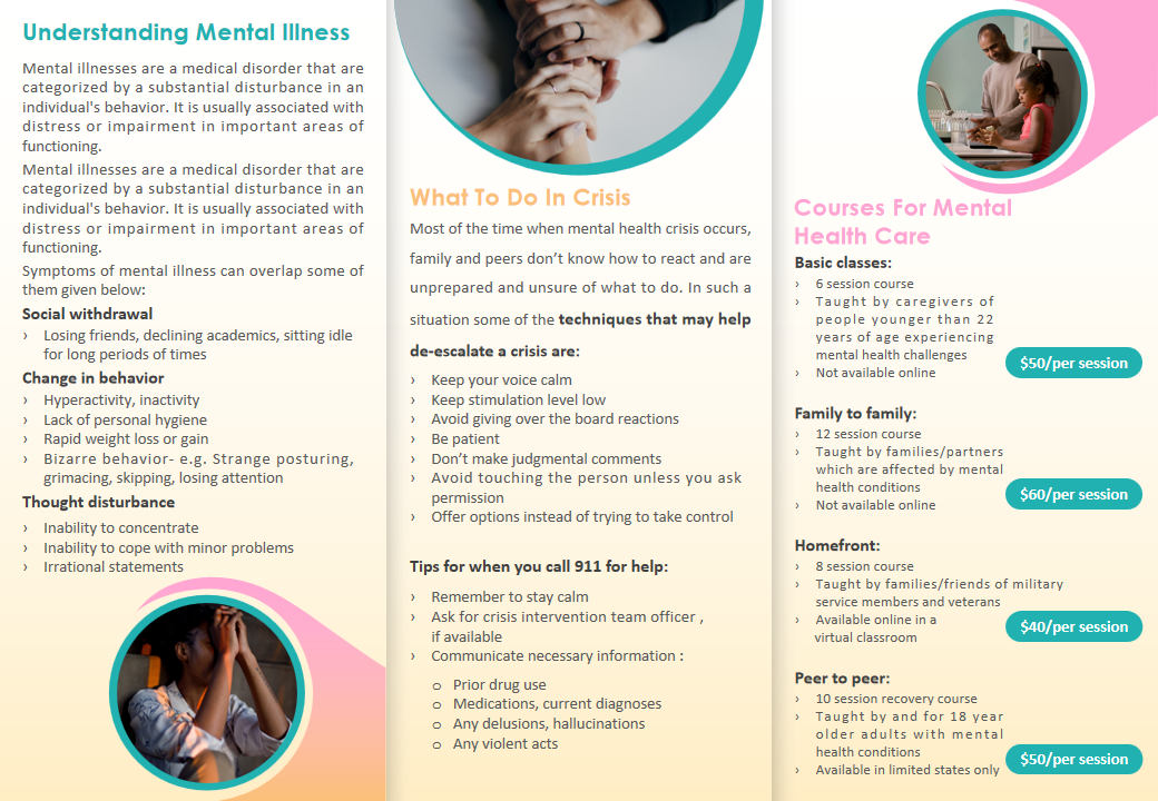 Mental Health Awareness Campaign Brochure