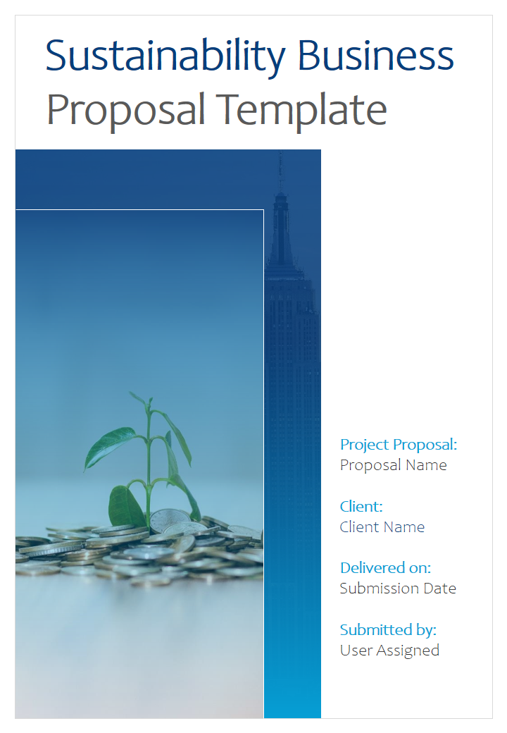 Sustainability Business Proposal Template 