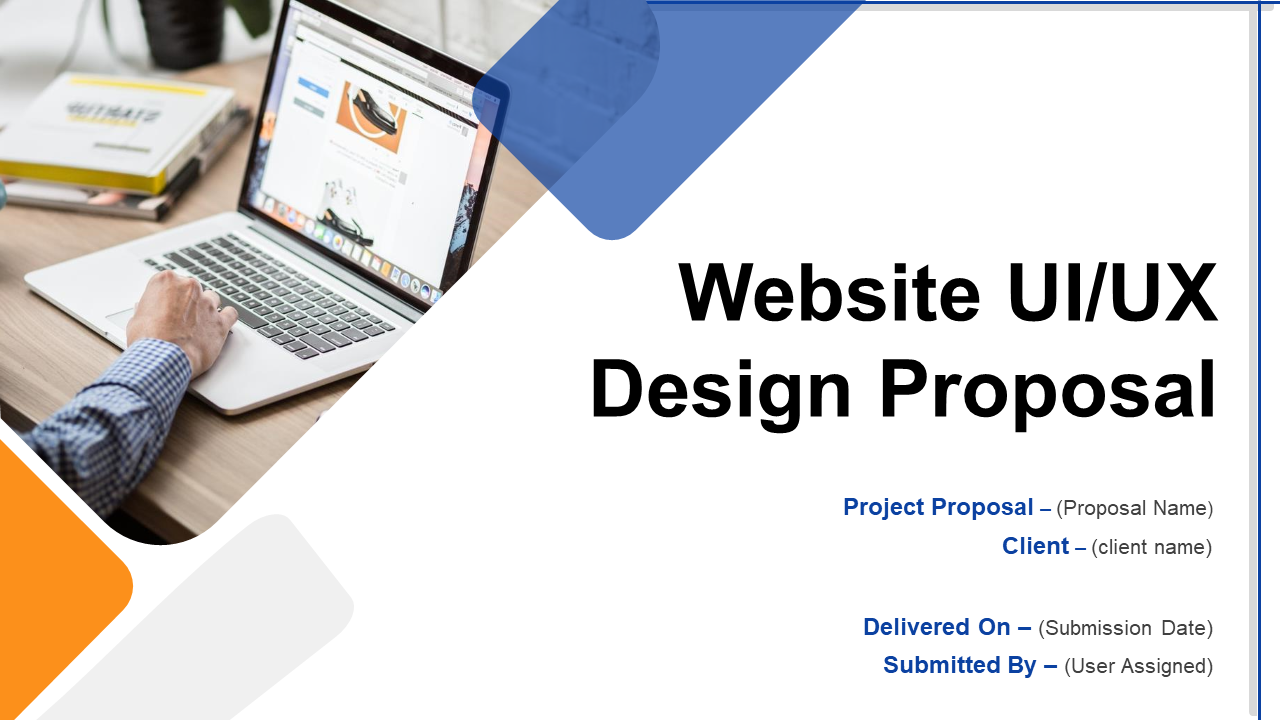 Website UI UX Design Proposal Presentation Deck