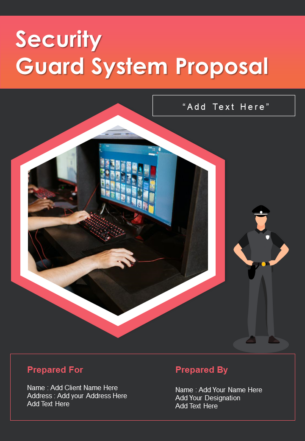 Security Guard System Proposal Sample Document Report