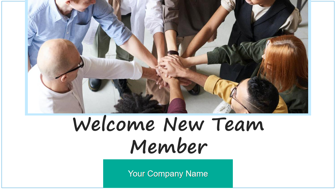 welcome new team member 
