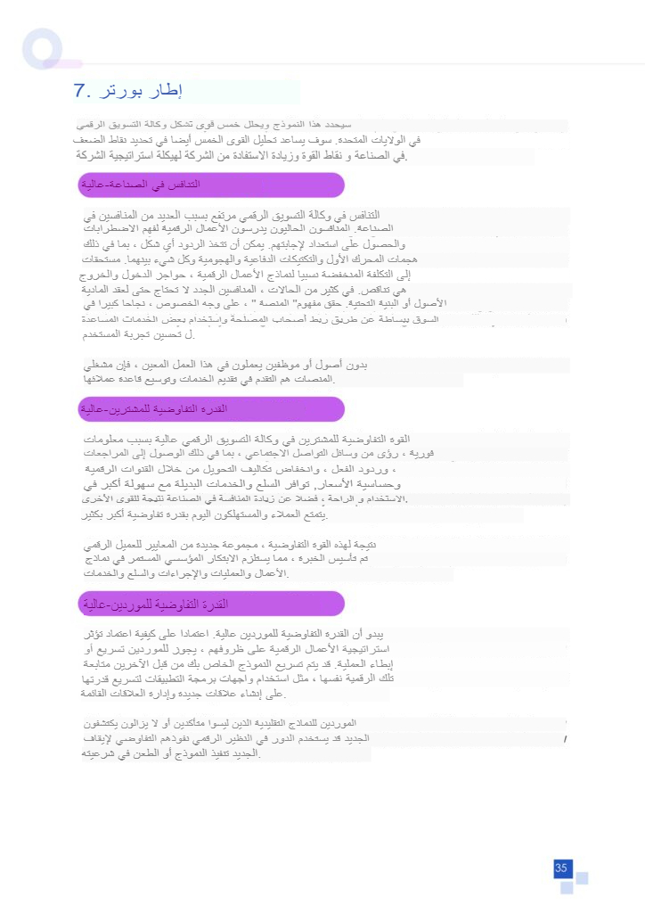 إطار بورتر