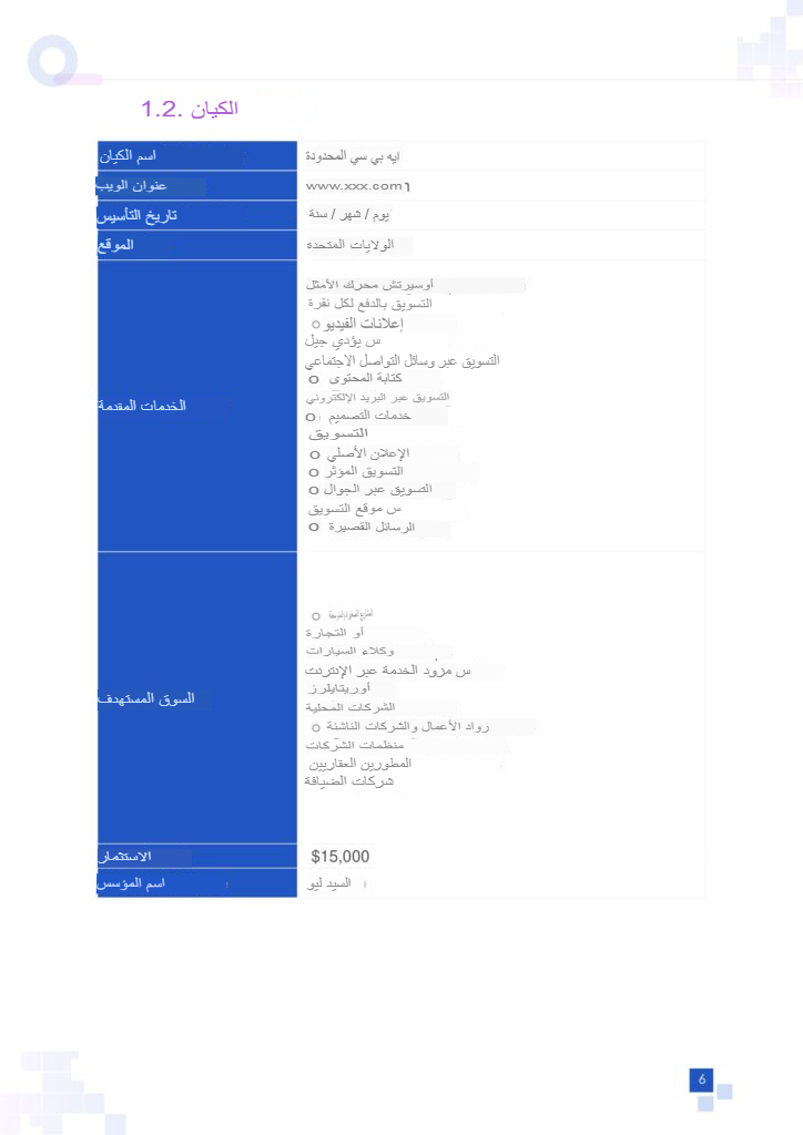 ملخص تنفيذي