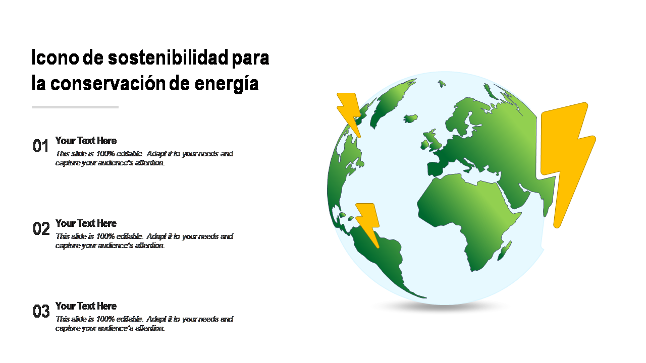 Icono de sostenibilidad para la conservaci&oacute;n de energ&iacute;a
